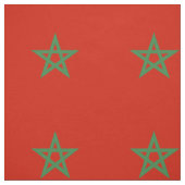Tissu drapeau marocain (Échantillon)
