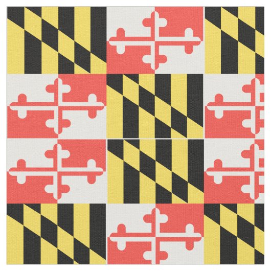 Tissu Drapeau MARYLAND - (Fermer)