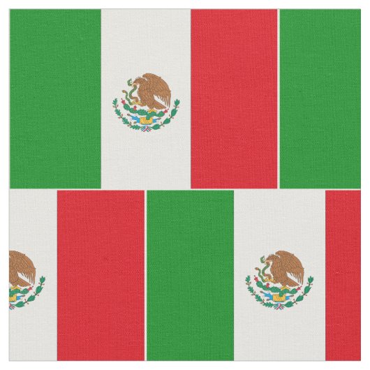 Tissu Drapeau mexicain (Fermer)