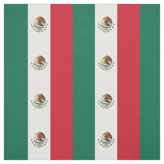 Tissu Drapeau Mexicain (Échantillon)