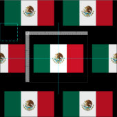 Tissu Drapeau mexicain motif textile sur mesure DO-IT-YO (Carreau)