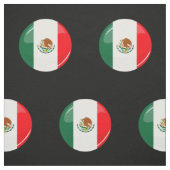 Tissu Drapeau mexicain rond brillant (Échantillon)