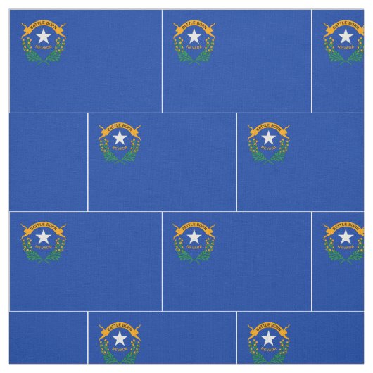 Tissu Drapeau national du Nevada (Échantillon)