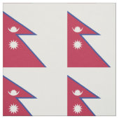 Tissu Drapeau népalais (Échantillon)