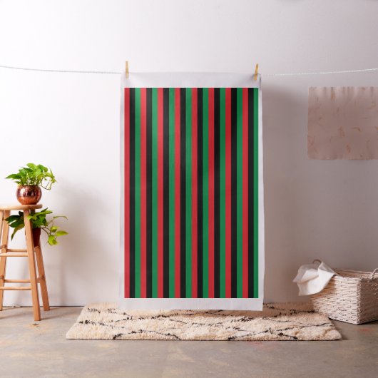 Tissu Drapeau panafricain, Joyeux Kwanzaa (In Situ)