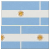Tissu Drapeau patriotique argentin (Fermer)