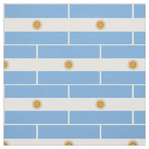 Tissu Drapeau patriotique argentin