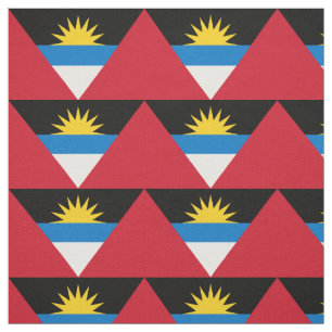 Tissu Drapeau patriotique d'Antigua-et-Barbuda