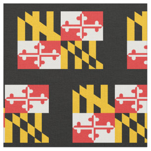 Tissu Drapeau patriotique de l'État du Maryland