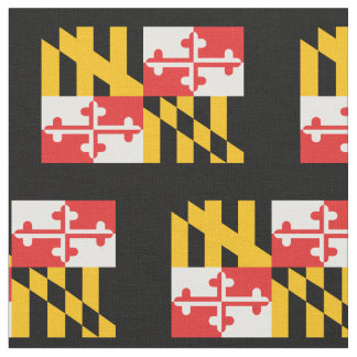 Tissu Drapeau patriotique de l'État du Maryland
