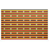 Tissu Drapeau patriotique de l'Ouganda (Fat Quarter)