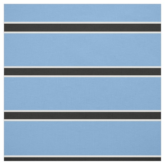 Tissu Drapeau patriotique du Botswana (Échantillon)