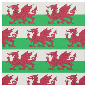 Tissu Drapeau patriotique du pays de Galles