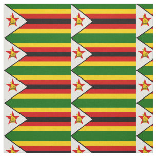 Tissu Drapeau patriotique du Zimbabwe