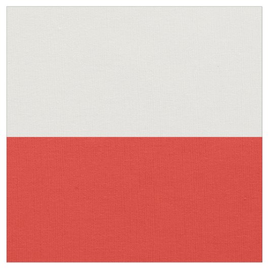 Tissu Drapeau polonais (Fermer)