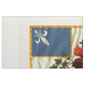 Tissu Drapeau Québec antique Carillon Sacré-Cœur (Fat Quarter)