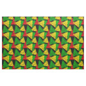 Tissu Drapeau Rasta Couleurs Palm Feuille Jamaïcain Moti (Fat Quarter)