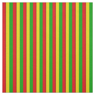 Tissu Drapeau Rasta Grandes bandes de Reggae Coloré