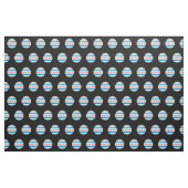 Tissu Drapeau rond brillant de Chicago (Yard)