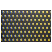 Tissu Drapeau rond brillant des Barbade (Yard)