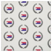 Tissu Drapeau Saint-Maarten (Échantillon)
