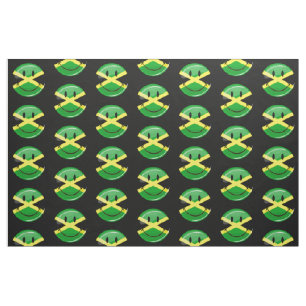 Tissu Drapeau souriant jamaïcain