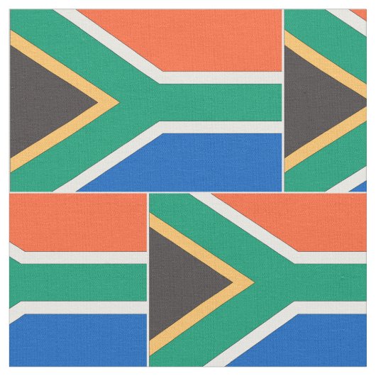 Tissu Drapeau sud-africain (Fermer)