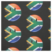 Tissu Drapeau sud-africain glacé (Échantillon)