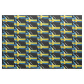 Tissu Drapeau Suédois À La Main (Fat Quarter)