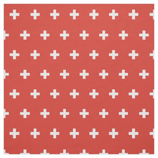 Tissu Drapeau suisse (Échantillon)