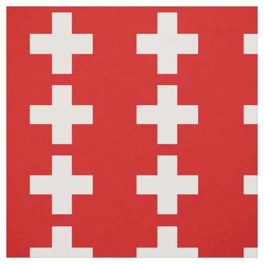Tissu Drapeau Suisse (Échantillon)