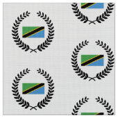 Tissu Drapeau tanzanien (Fermer)