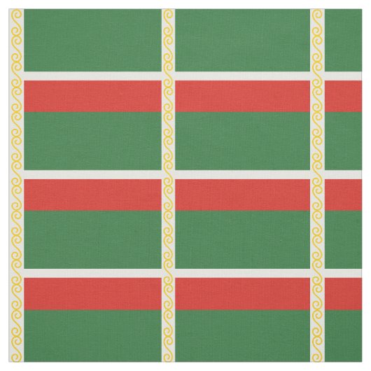 Tissu Drapeau tchétchène (Échantillon)