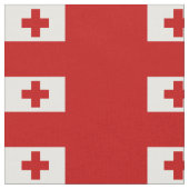 Tissu Drapeau Tonga patriotique (Fermer)