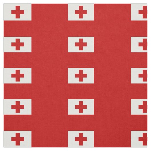 Tissu Drapeau Tonga patriotique (Échantillon)