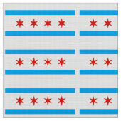 Tissu Drapeau traditionnel de Chicago (Fermer)