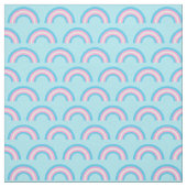 Tissu Drapeau transgenre Rainbows bleu rose pâle blanc (Échantillon)