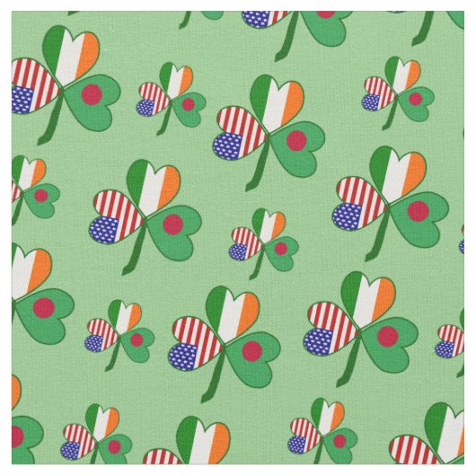 Tissu Drapeau trèfle Bangladesh (Fermer)