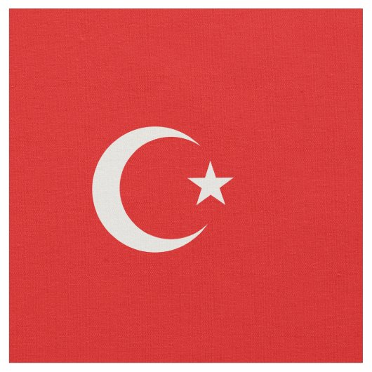 Tissu Drapeau turc (Fermer)
