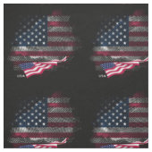 Tissu Drapeau USA (Échantillon)