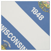 Tissu Drapeau WISCONSIN (Échantillon)