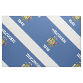 Tissu Drapeau WISCONSIN (Fat Quarter)