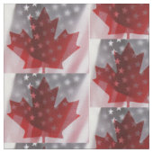 Tissu Drapeaux américains et canadiens (Fermer)
