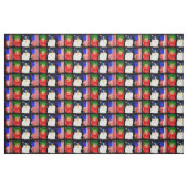 Tissu Drapeaux américains portugais (Fat Quarter)