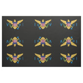 Tissu Drapeaux des îles Vierges américaines Paradis amér (Fat Quarter)