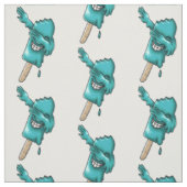 Tissu drôle dabbing bleu popsicle (Échantillon)