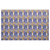 Tissu drôle d'art abstrait de chien de beagle (Fat Quarter)