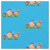 Tissu Drôle de dessin animé de fourmis (Fermer)