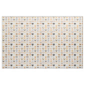 Tissu - Drôle de visage (Fat Quarter)