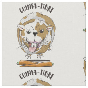 Tissu Drôle dessin animé de Guinée Pig